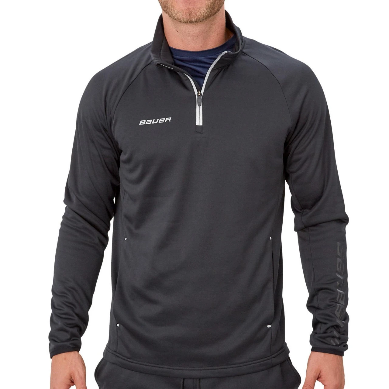 Bauer Fleece 1/4 Zip Top Vapor Junior 1 Bauer Fleece 1/4 Zip Top Vapor Junior