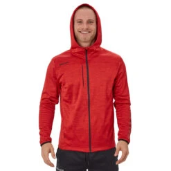 Bauer Fleece Zip Hoodie Vapor Senior